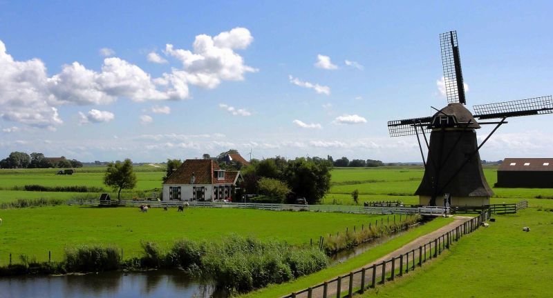 Větrný mlýn, Holandsko